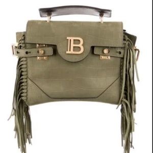 Balmain B-Buzz 23 Fringe Handbag